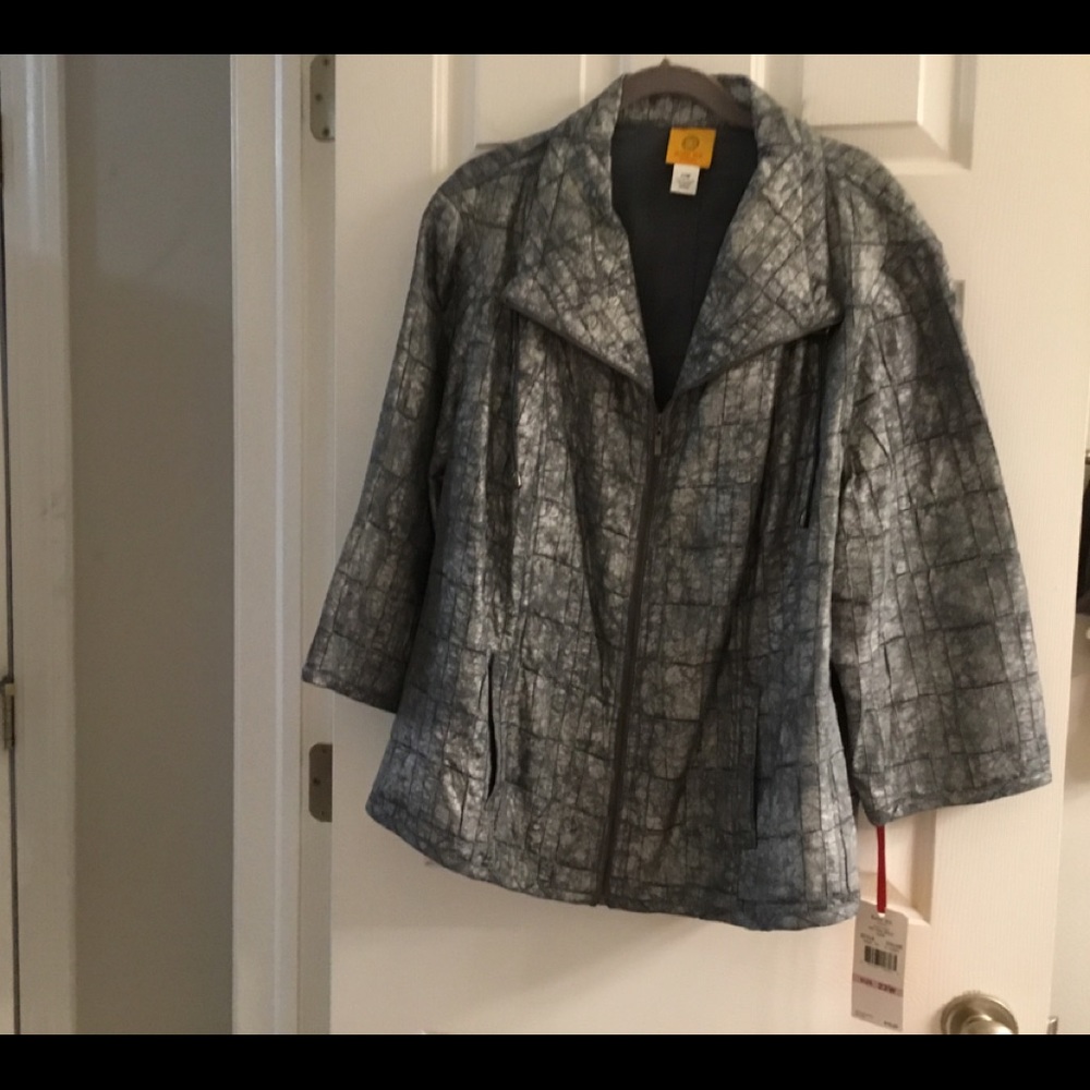 Silver Metallic Jacket